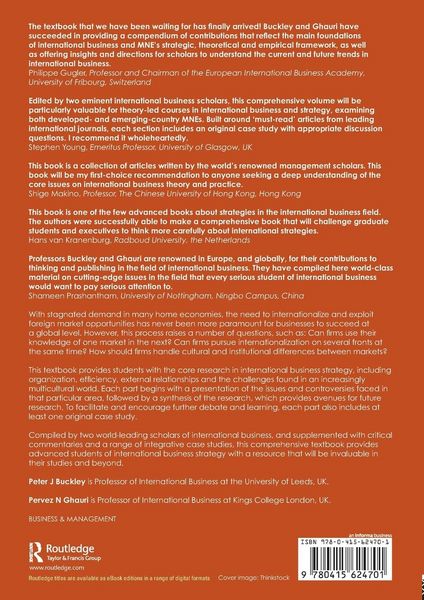 Produktbild: International Business Strategy