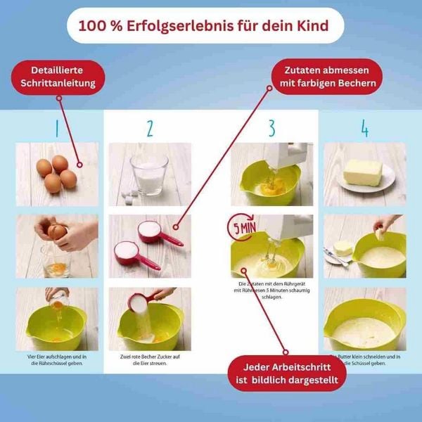 Produktbild: Kinderleichte Becherk&uuml;che - Leckere Backideen f&uuml;r Kinder (Band 2)