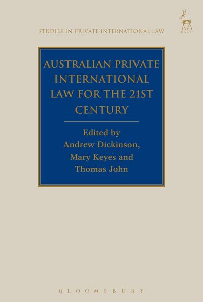Produktbild: Australian Private International Law for the 21st Century,