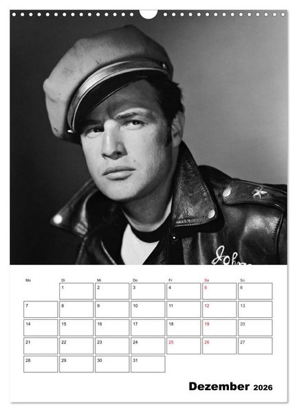 Produktbild: Leinwandhelden. Unvergessene Filmstars (Wandkalender 2026 DIN A3 hoch), CALVENDO Monatskalender