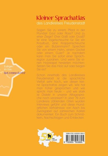 Produktbild: Kleiner Sprachatlas des Landkreises Freudenstadt