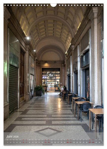 Produktbild: Turin. Geschichte und Architektur. (Wandkalender 2026 DIN A3 hoch), CALVENDO Monatskalender