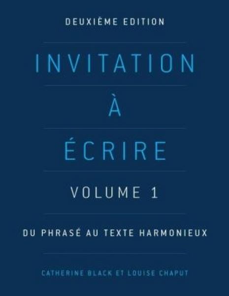 Produktbild: Invitation &agrave; &eacute;crire, deuxi&egrave;me &eacute;dition (Volume 1)