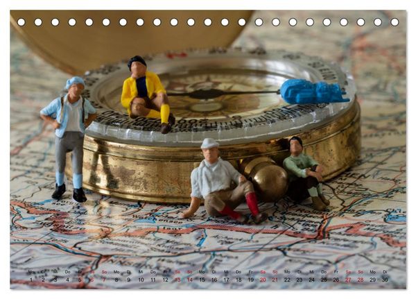 Produktbild: H&ouml;her, schneller, kleiner - Miniaturen in unserem Alltag (Tischkalender 2026 DIN A5 quer), CALVENDO Monatskalender
