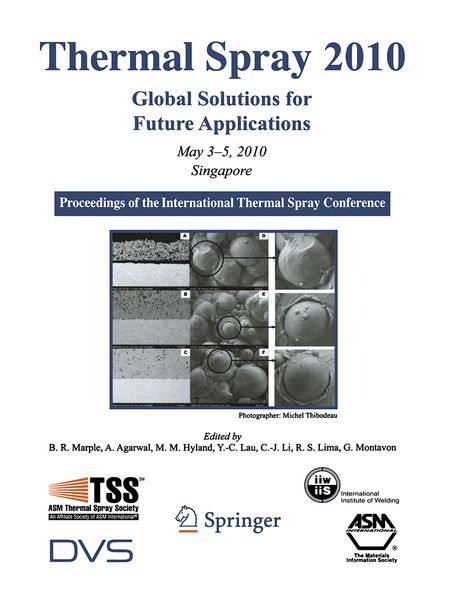 Produktbild: Thermal Spray 2010: Global Solutions for Future Applications