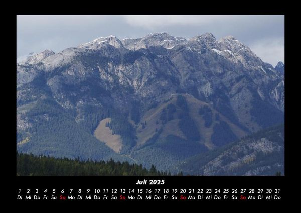 Produktbild: Berglandschaften 2025 Fotokalender DIN A3
