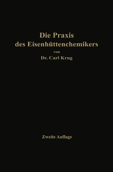 Produktbild: Die Praxis des Eisenh&uuml;ttenchemikers