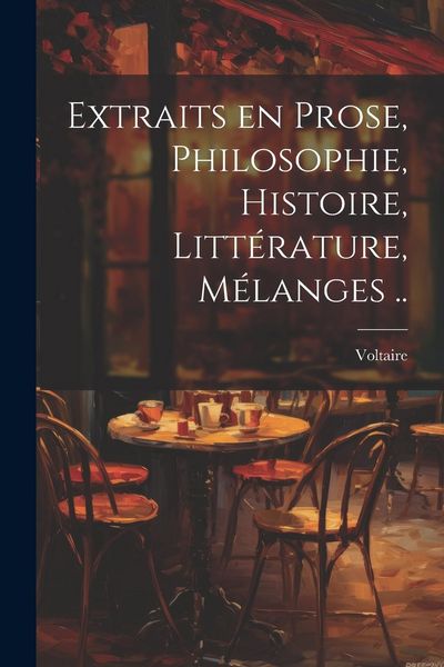 Produktbild: Extraits en prose, philosophie, histoire, litt&eacute;rature, m&eacute;langes ..