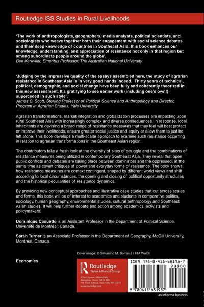 Produktbild: Agrarian Angst and Rural Resistance in Contemporary Southeast Asia