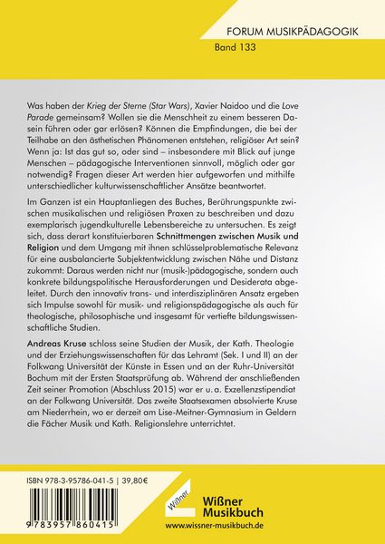 Produktbild: Musik und Religion im Kontext p&auml;dagogischer Reflexion