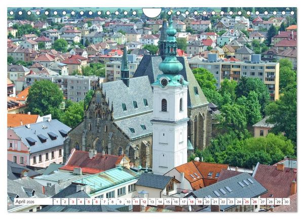 Produktbild: Visit Pilsen & Klatovy - Zwei b&ouml;hmische St&auml;dte - Ein perfekter Urlaubstag (Wandkalender 2026 DIN A4 quer), CALVENDO Monatskalender