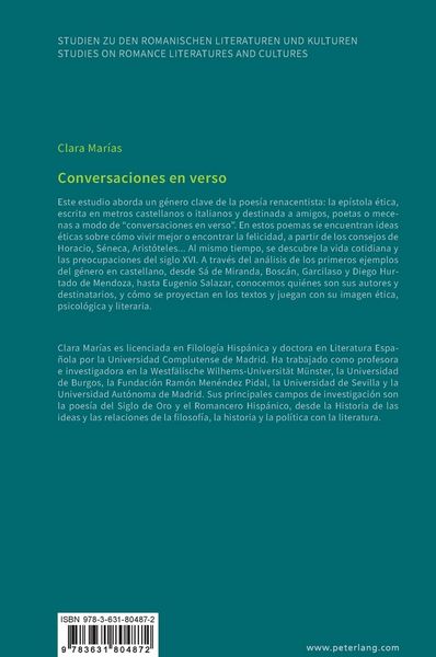 Produktbild: Conversaciones en verso