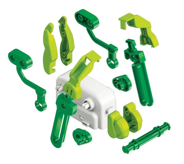 Produktbild: Experimentierset Galileo Action Roboter Climber gr&uuml;n/wei&szlig;