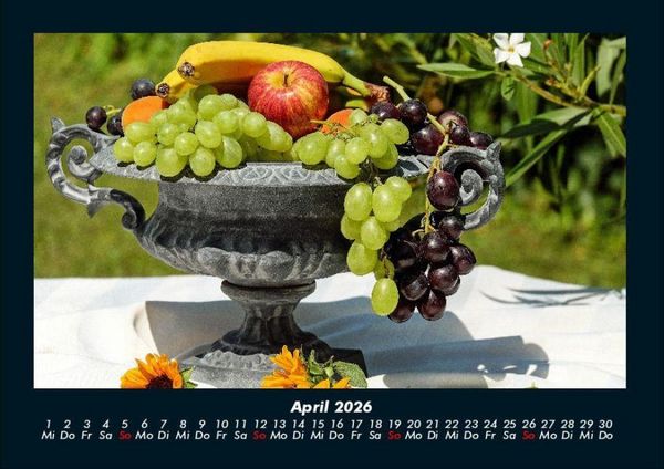 Produktbild: Obstkalender 2026 Fotokalender DIN A4