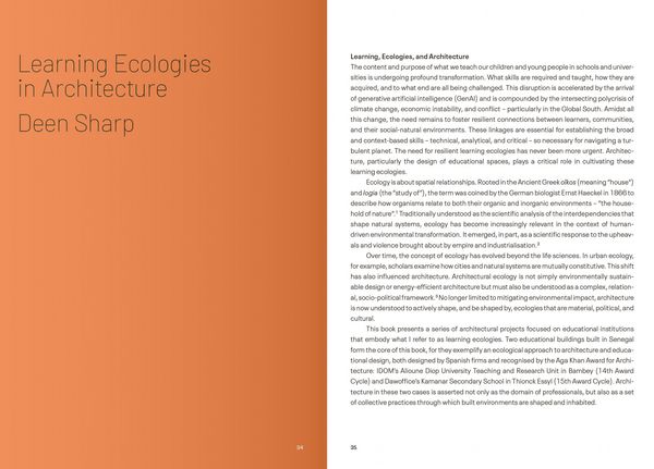 Produktbild: Learning Ecologies in Architecture