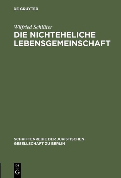 Produktbild: Die nichteheliche Lebensgemeinschaft