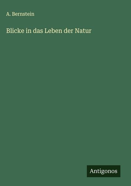 Produktbild: Blicke in das Leben der Natur