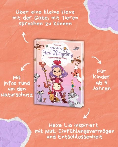 Produktbild: Die kleine Hexe Klingeling besch&uuml;tzt die Tiere