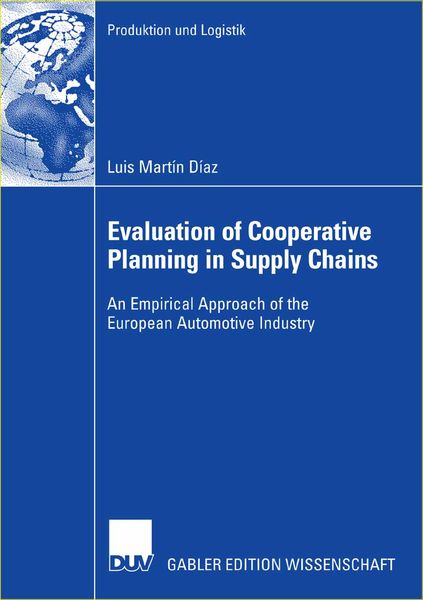 Produktbild: Evaluation of Cooperative Planning in Supply Chains