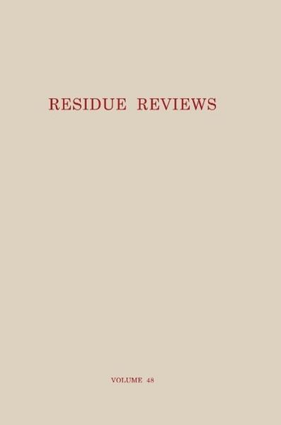 Produktbild: Residue Reviews
