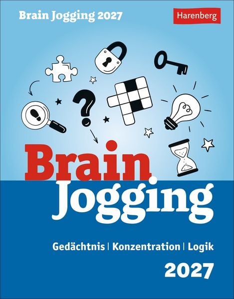 Produktbild: Brain Jogging Tagesabrei&szlig;kalender 2027 - Ged&auml;chtnis, Konzentration, Logik