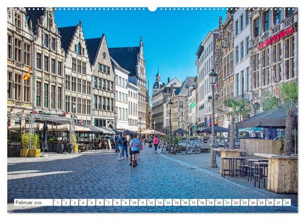 Produktbild: Antwerpen - sehen und erleben (Wandkalender 2026 DIN A2 quer), CALVENDO Monatskalender