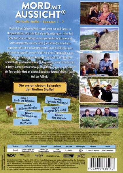 Produktbild: Mord mit Aussicht &ndash; Staffel 5 (Episoden 1 &ndash; 7) [2 DVDs]