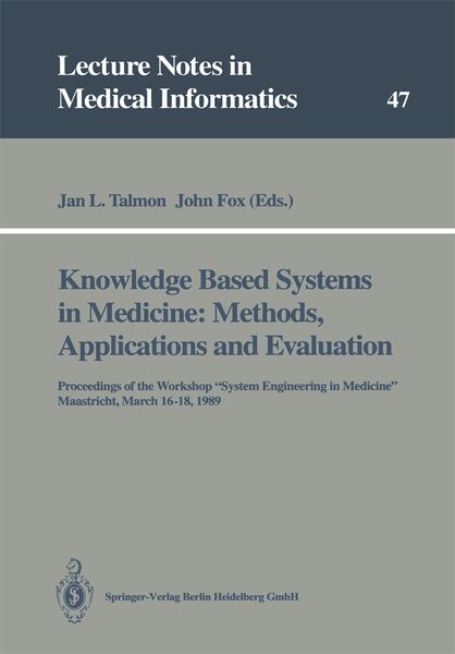 Produktbild: Knowledge Based Systems in Medicine: Methods, Applications and Evaluation