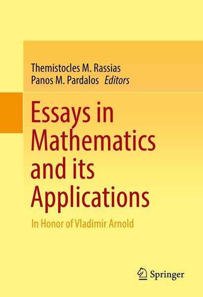 Produktbild: Essays in Mathematics and its Applications