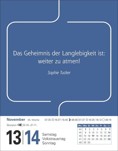 Produktbild: Zitate Tagesabrei&szlig;kalender 2027