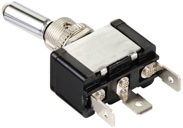 Produktbild: TRU COMPONENTS TC-11193836 Kippschalter 12 V/DC 20A 1 x Aus/Ein rastend 1St.