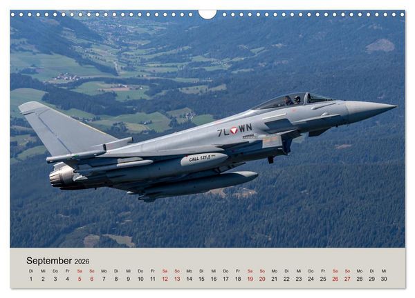 Produktbild: Kampfjet Eurofighter Typhoon (Wandkalender 2026 DIN A3 quer), CALVENDO Monatskalender