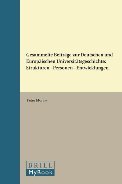 Produktbild: Gesammelte Beitr&auml;ge Zur Deutschen Und Europ&auml;ischen Universit&auml;tsgeschichte