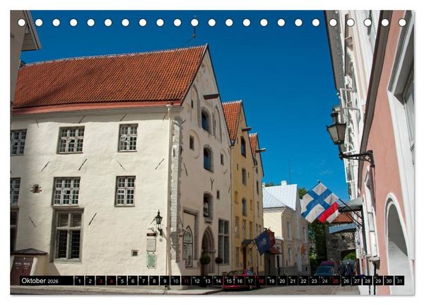 Produktbild: Hauptst&auml;dte des Baltikums (Tischkalender 2026 DIN A5 quer), CALVENDO Monatskalender