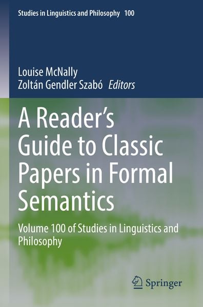 Produktbild: A Reader's Guide to Classic Papers in Formal Semantics
