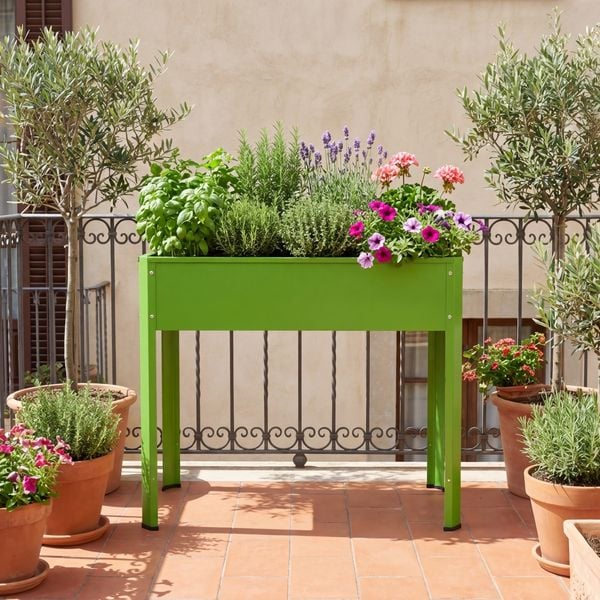 Produktbild: Metall Beet Pflanzkasten Hochbeet 80x35 Balora L