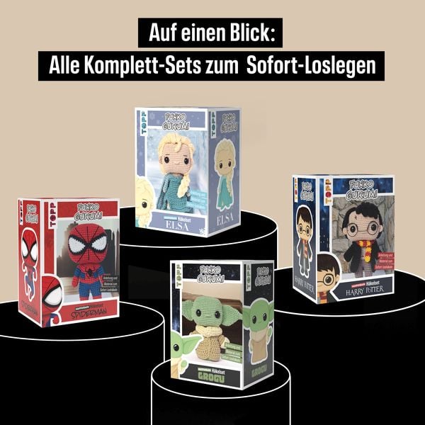 Produktbild: Funkogurumi Grogu. Das inoffizielle H&auml;kelset