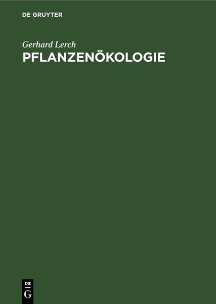 Produktbild: Pflanzen&ouml;kologie