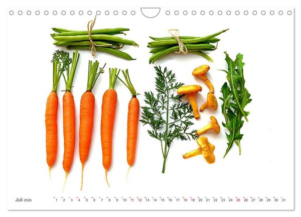 Produktbild: Gem&uuml;se, so gesund (Wandkalender 2026 DIN A4 quer), CALVENDO Monatskalender