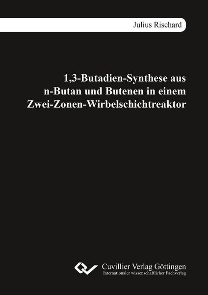 Produktbild: 1,3-Butadien-Synthese aus n-Butan und Butenen in einem Zwei-Zonen-Wirbelschichtreaktor
