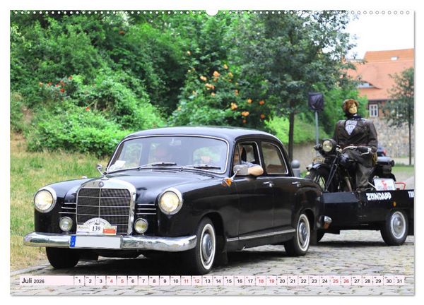 Produktbild: Ohre Classics - Oldtimer auf der Schlossdom&auml;ne in Wolmirstedt (hochwertiger Premium Wandkalender 2026 DIN A2 quer), Kunstdruck in Hochglanz