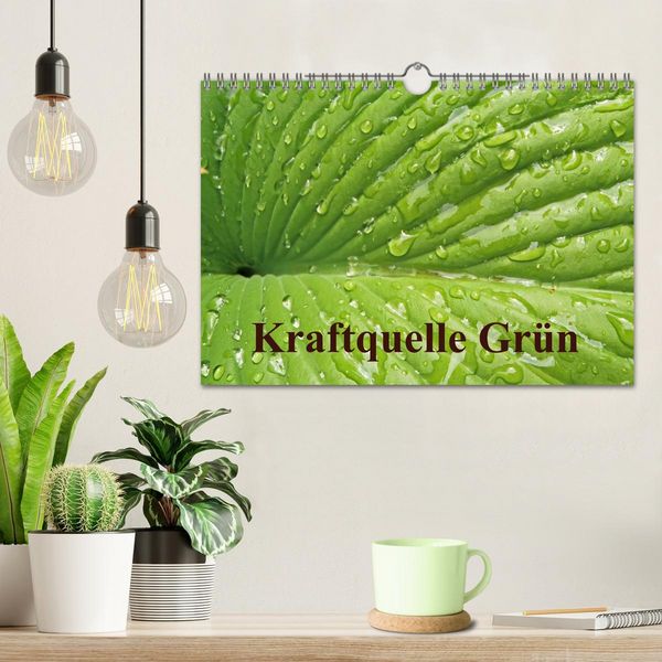 Produktbild: Kraftquelle Gr&uuml;n (Wandkalender 2026 DIN A4 quer), CALVENDO Monatskalender