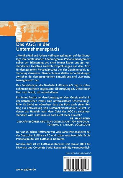 Produktbild: Das AGG in der Unternehmenspraxis