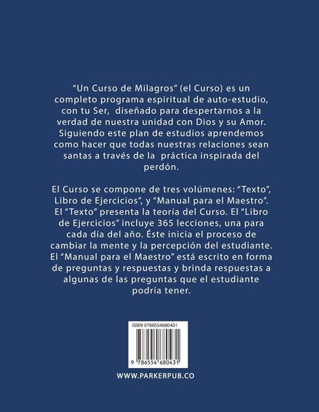 Produktbild: Un Curso de Milagros