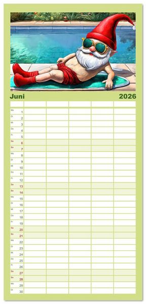 Produktbild: Familienplaner 2026 - Wichtelwelten - Ein Jahr im Verborgenen mit 5 Spalten (Wandkalender, 21 x 45 cm) CALVENDO