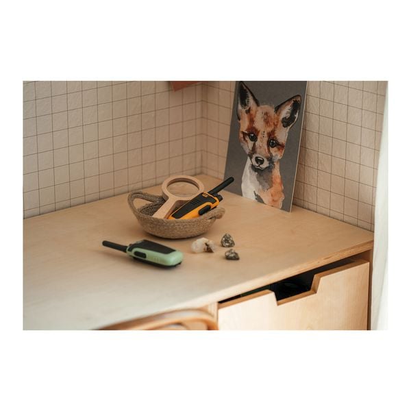 Produktbild: KIDYWOLF Walkie-Talkies mit Taschenlampe gr&uuml;n/orange
