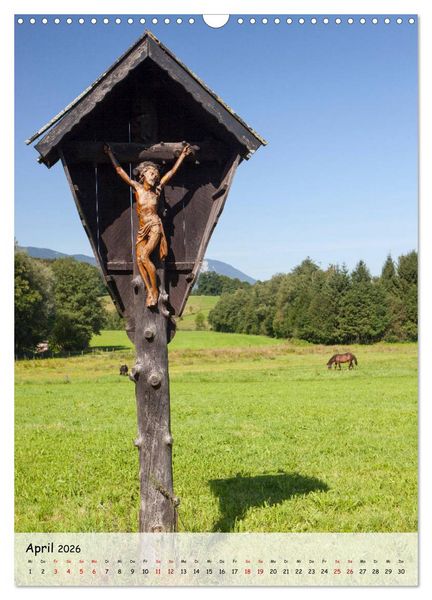 Produktbild: Feldkreuze im bayerischen Oberland (Wandkalender 2026 DIN A3 hoch), CALVENDO Monatskalender