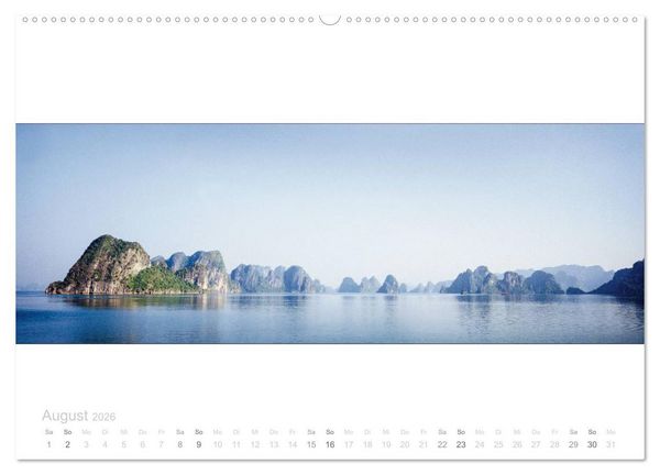 Produktbild: Vietnam Panorama (Wandkalender 2026 DIN A2 quer), CALVENDO Monatskalender