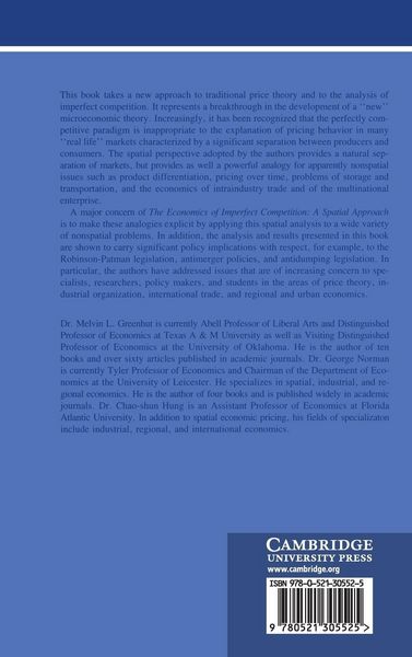 Produktbild: The Economics of Imperfect Competition