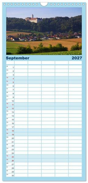 Produktbild: Familienplaner 2027 - Die Wachau - Bezaubernde Orte an der Donau mit 5 Spalten (Wandkalender, 21 x 45 cm) CALVENDO